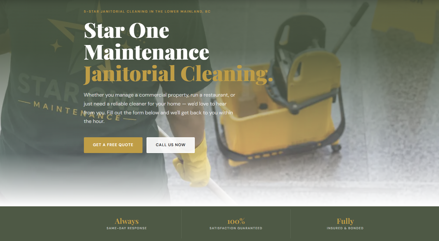 Star One Maintenance website project
